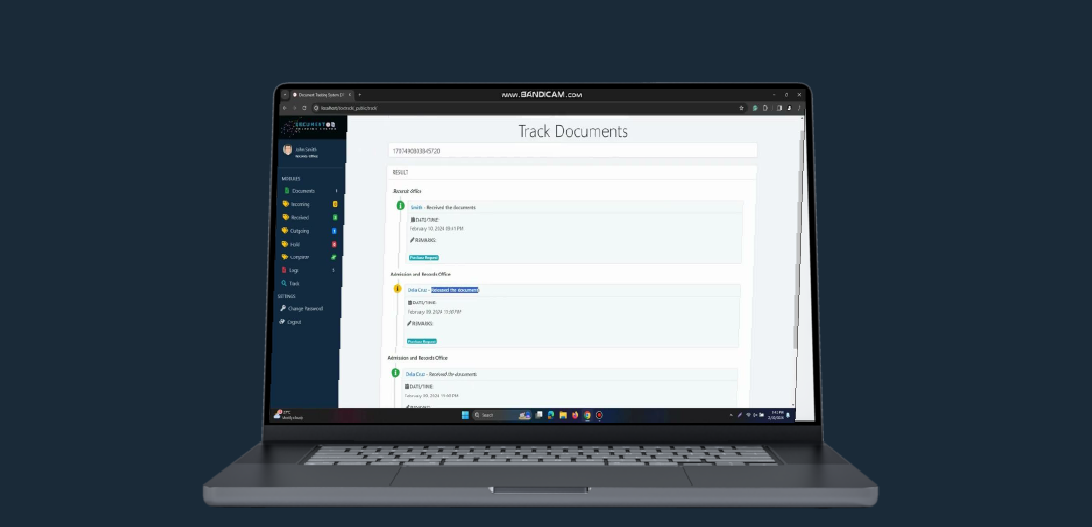 Document Tracking System