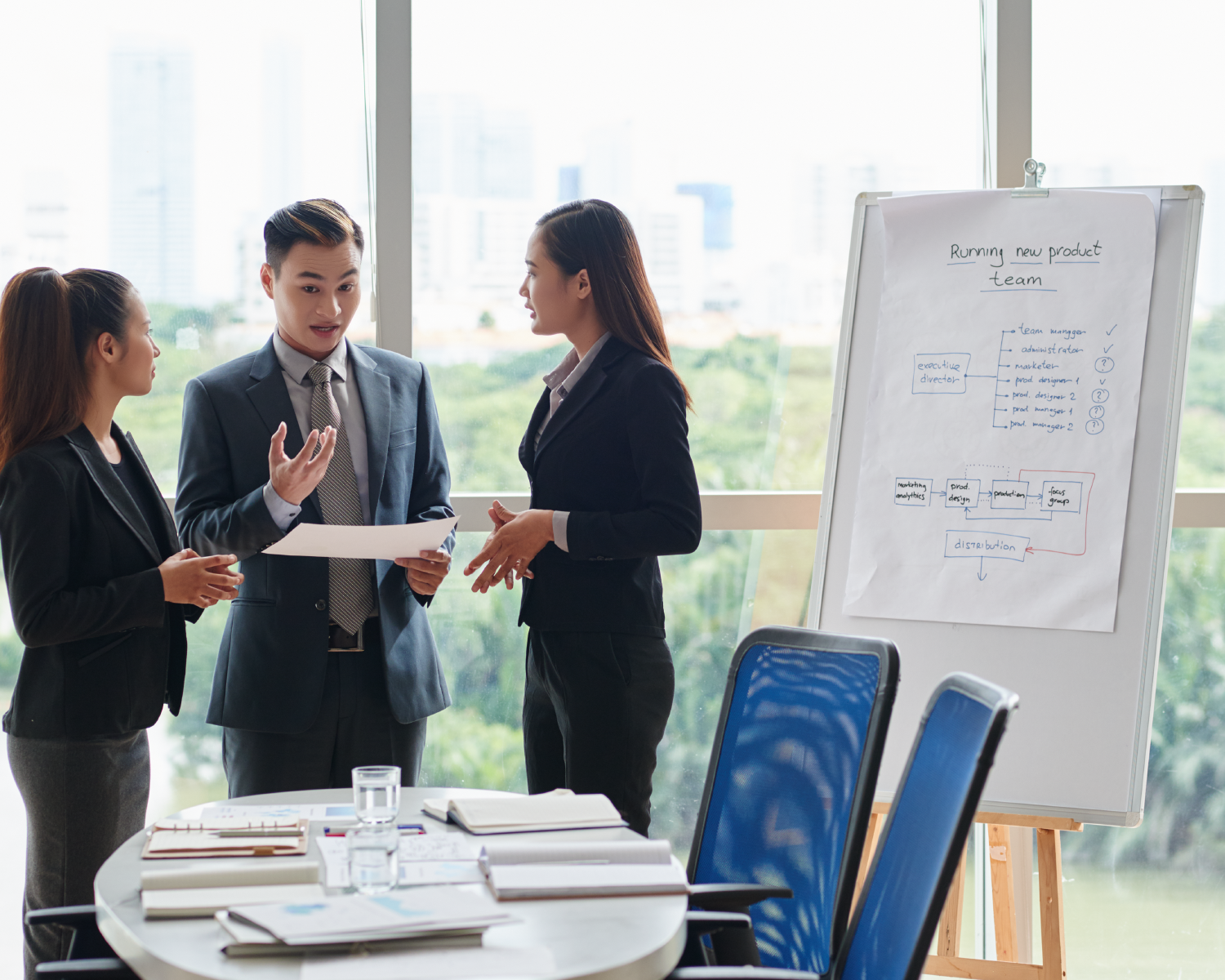 Cybersecurity team at work