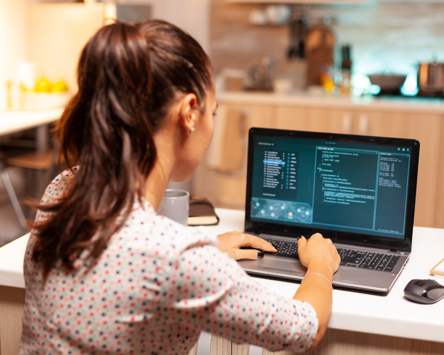 Network engineers managing servers
