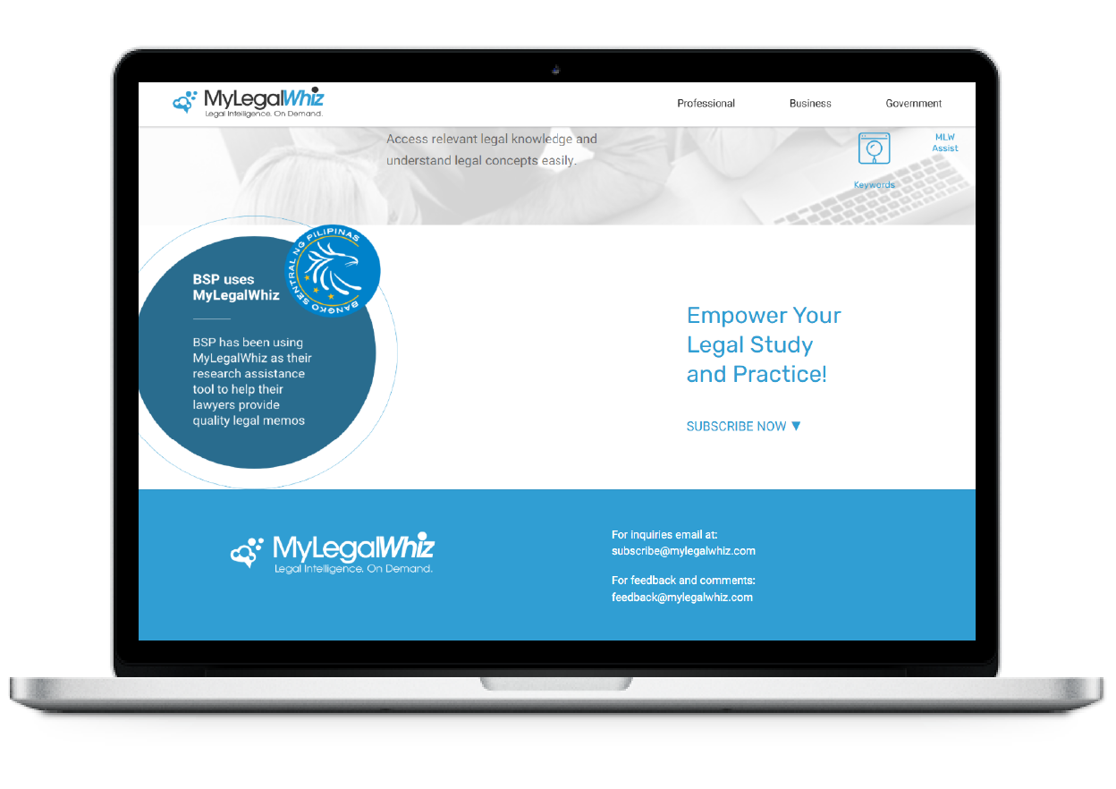 Online Legal Assistance Software